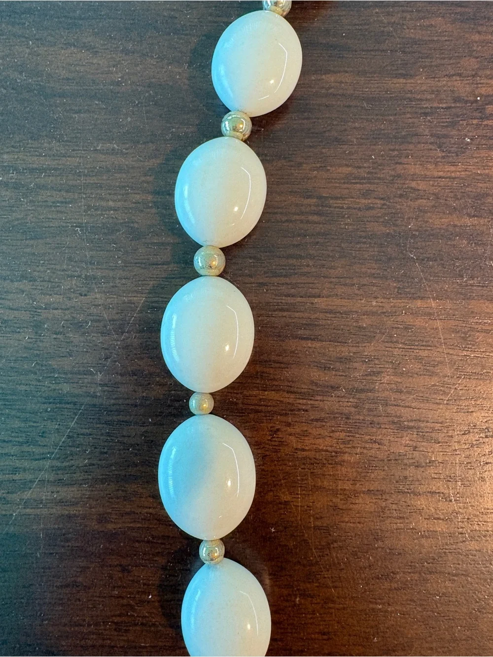 Elegant White Beaded Necklace - Women Jewelry